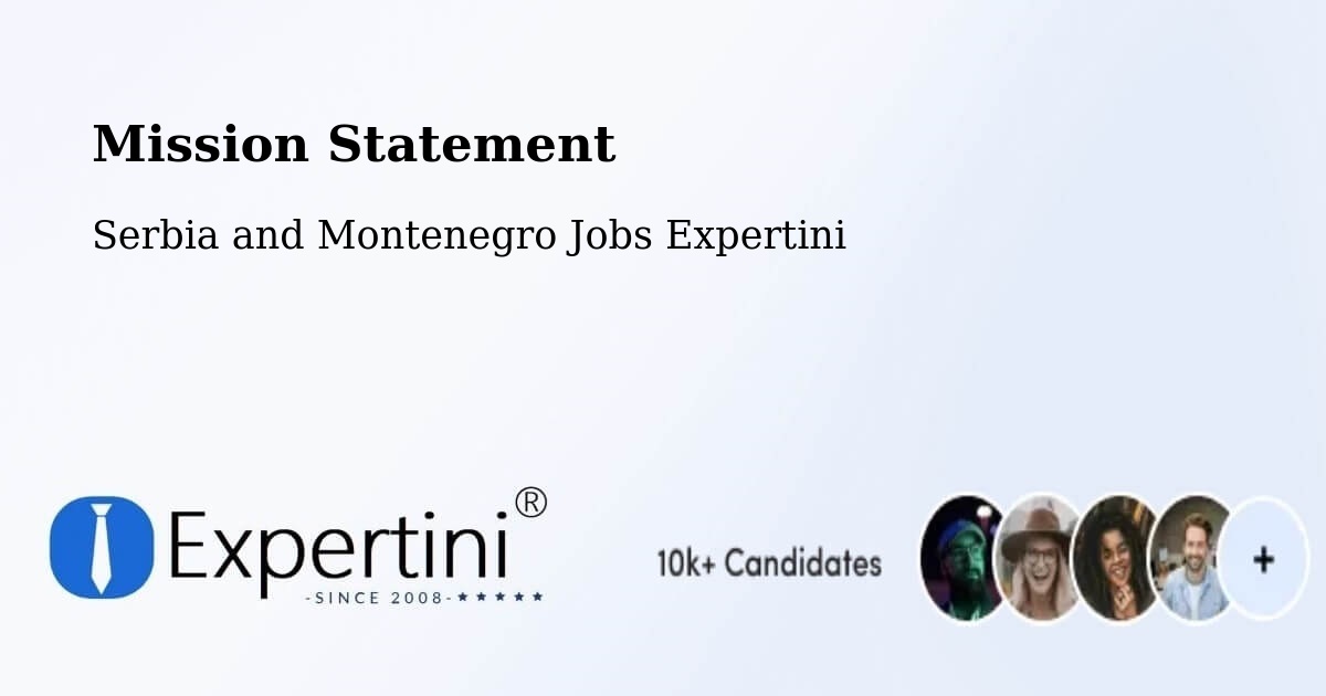 Corporate Mission – Tweed - Serbia and Montenegro Jobs Expertini