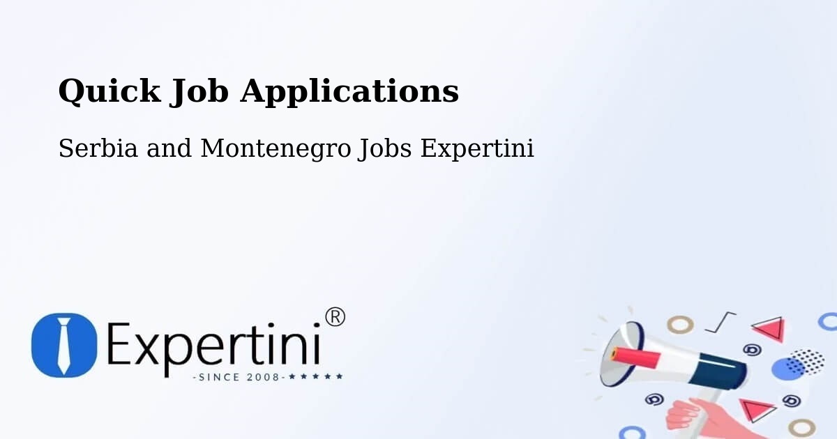 Quick Apply Feature – Tweed - Serbia and Montenegro Jobs Expertini
